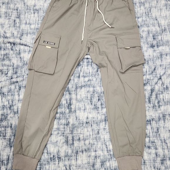airborne Other - Men's Gray Cargo Jogger Pants by